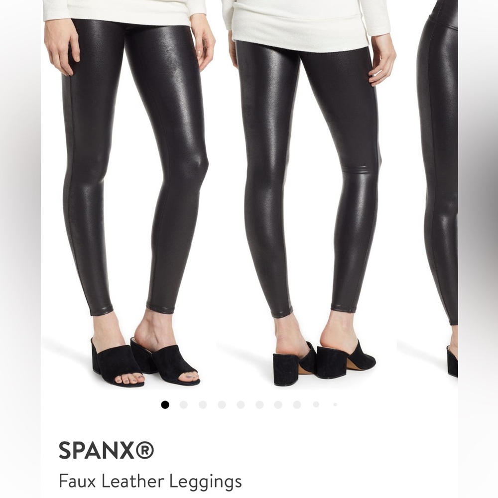 Spank Faux Leather Leggings - brand new
